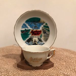 Action Park Vernon Valley NJ mini tea cup and saucer